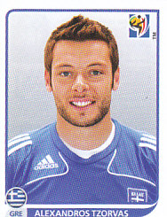 Alexandros Tzorvas Greece samolepka Panini World Cup 2010 #165